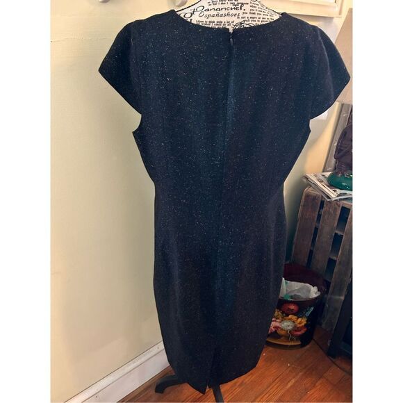 Talbots Petite Tweed Wool Silk Blend Sheath Dress - Picture 2 of 8